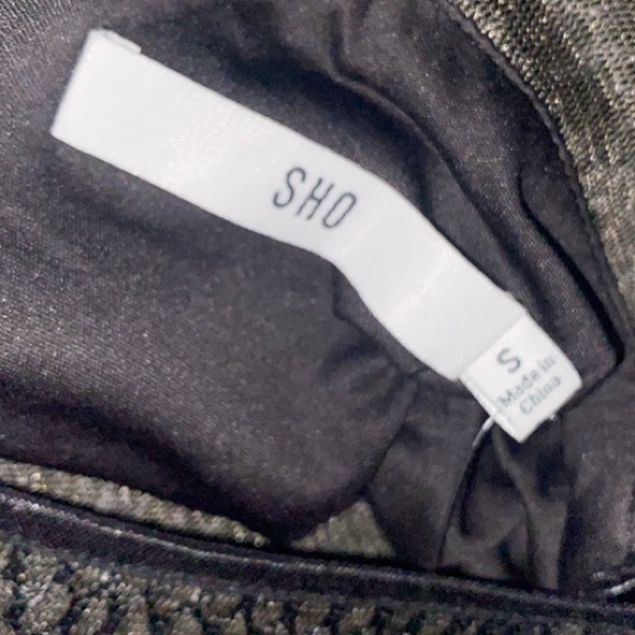 SHO Ruched Faux-Leather Bodycon Dress - Picture 9 of 11